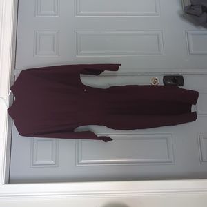 Ted Baker Cocoon Midi dress, Ted size 4, Deep Purple